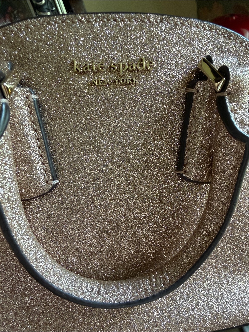 Kate Spade Sylvia Glitter Mini Dome Satchel - Picture 9 of 16